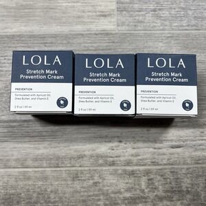 Lola Stretch Mark Prevention Cream 2oz Paraben Free New Sealed